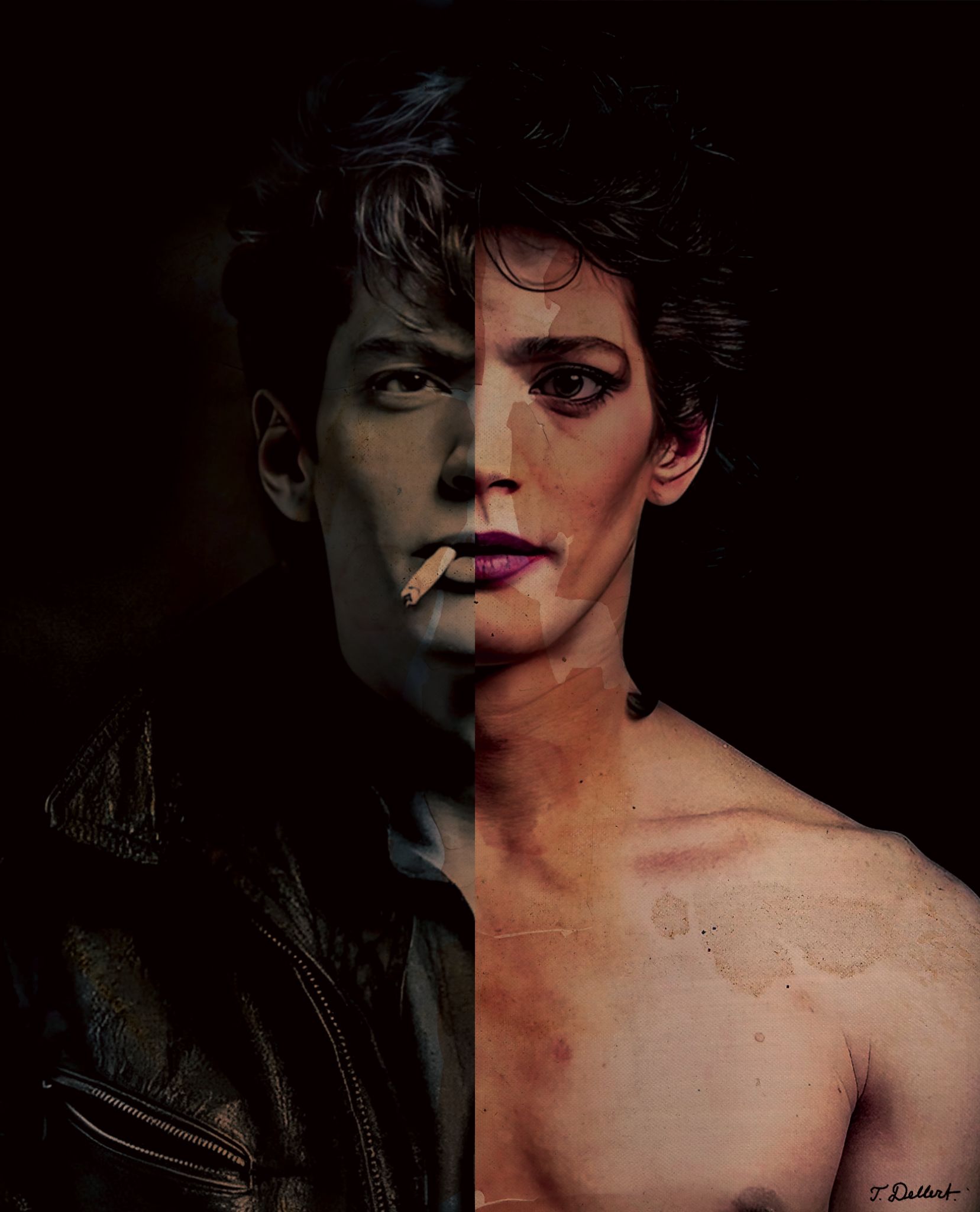 Portrait of Roberts two sides 